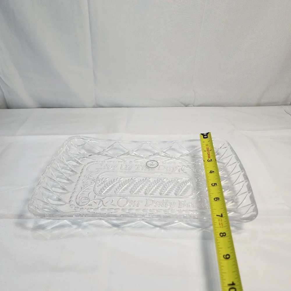 Vintage Fifth Ave Muirfield Crystal Gla Tray 